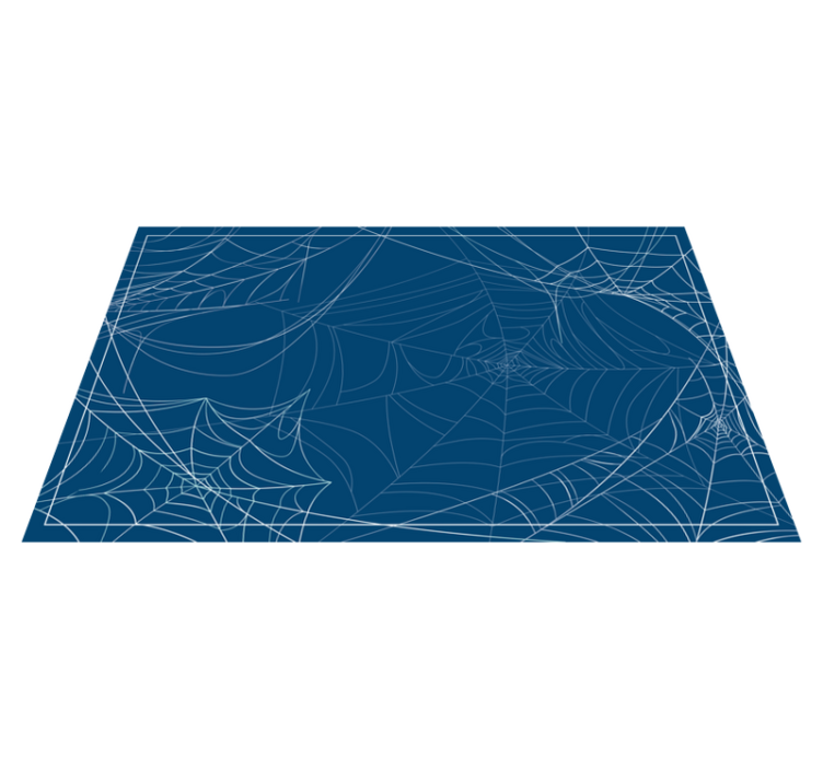 乙烯基地毯万圣节蜘蛛网图案 - TenStickers