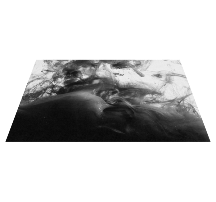 大理石乙烯基地毯单色抽象漩涡 - TenStickers