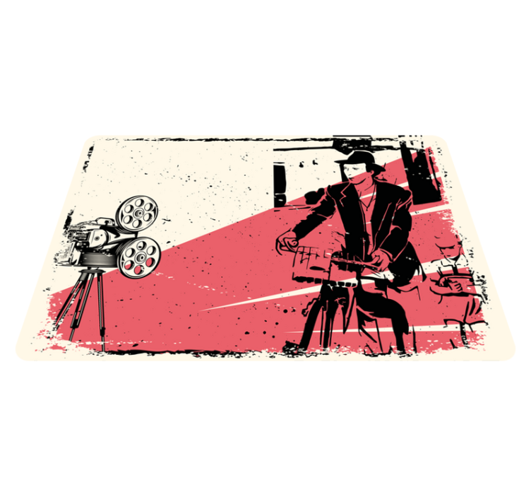 乙烯基复古地毯经典电影场景 - TenStickers