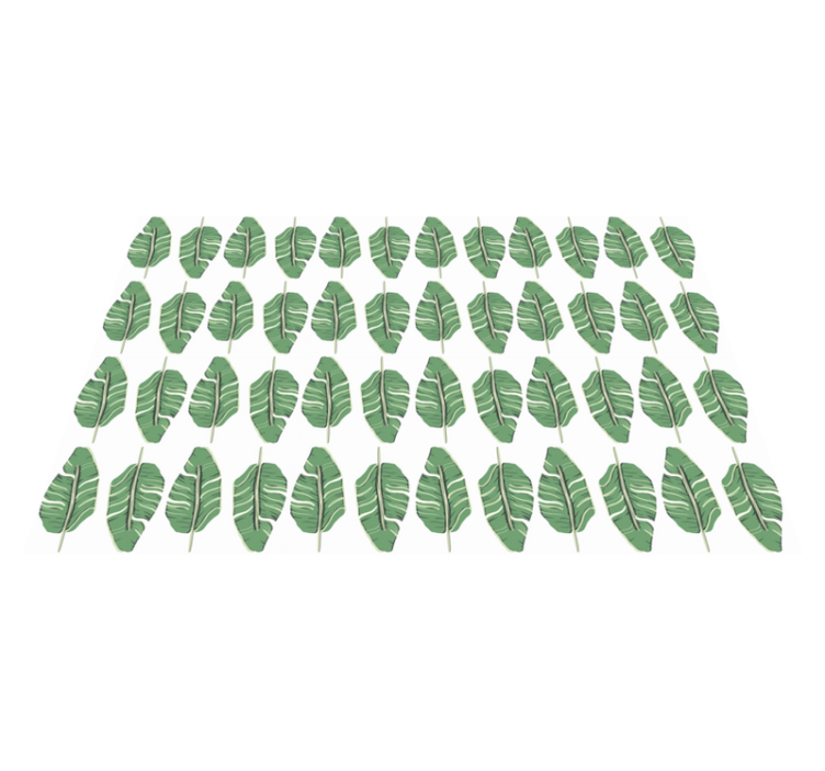 乙烯基地毯特性奢华叶子图案 - TenStickers