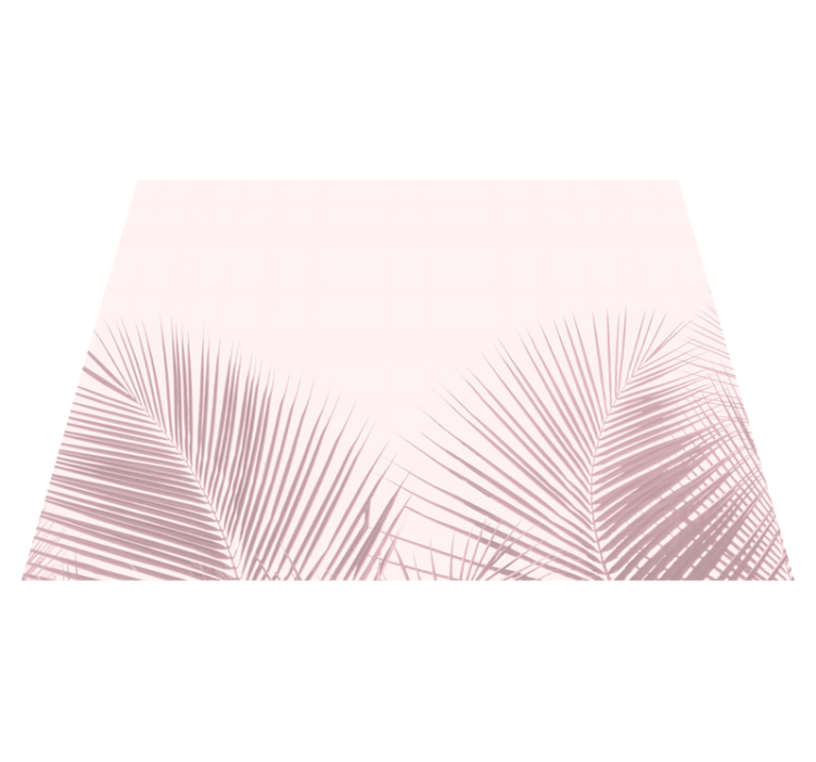 乙烯基花草地毯优雅的棕榈图案 - TenStickers