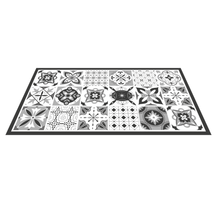 乙烯基地毯 图案瓷砖组合 - TenStickers
