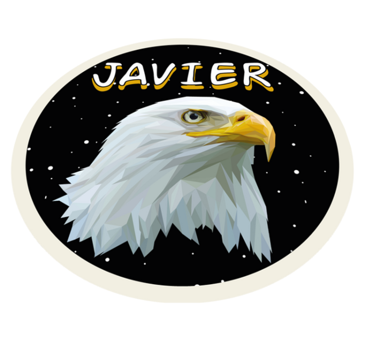 乙烯基地毯名称 可定制的鹰 - TenStickers