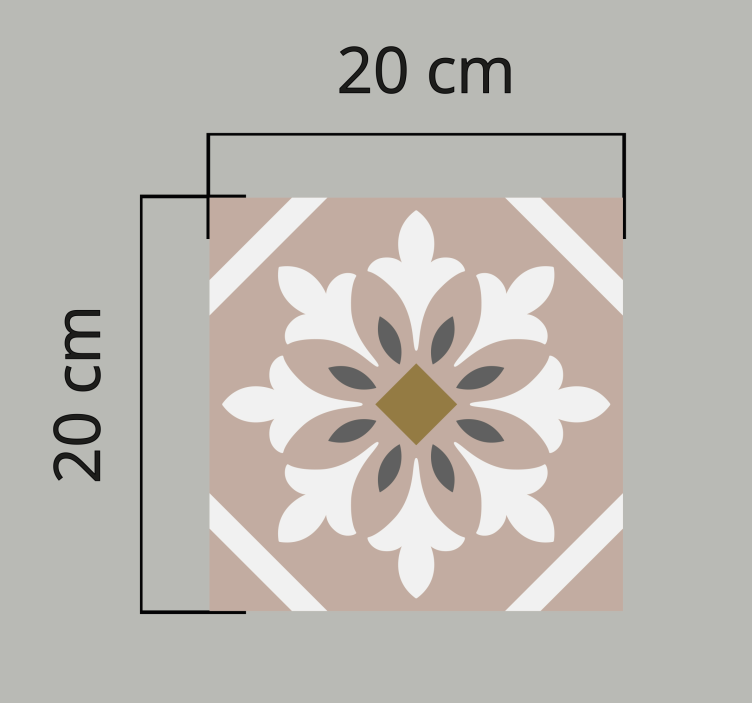 乙烯基地毯 图案地板装饰 - TenStickers