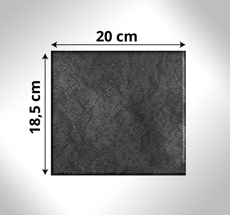 乙烯基地毯质地 纹理石 方形 - TenStickers