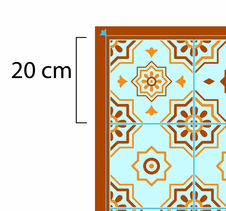 乙烯基地毯 马赛克灵感 - TenStickers