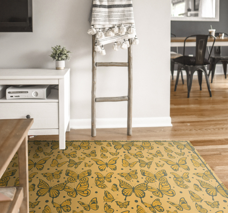 乙烯基地毯动物 蝴蝶的喜悦 - TenStickers