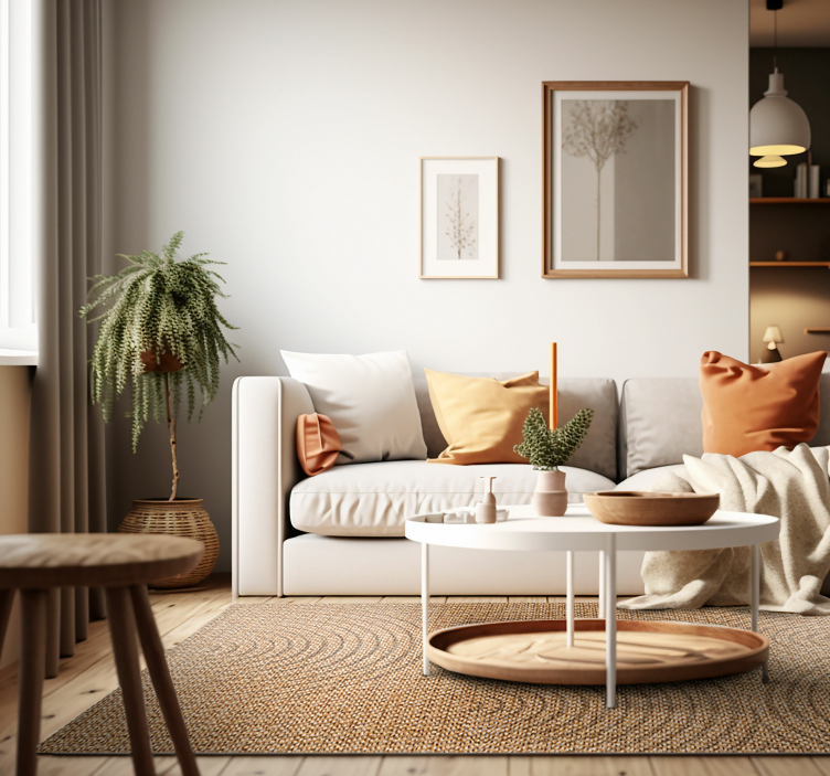 乙烯基地毯几何 阿科斯效果織物 - TenStickers