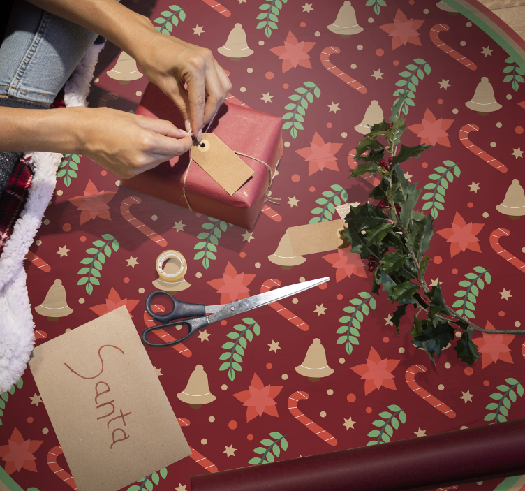 乙烯基地毯圣诞 节日主题 - TenStickers