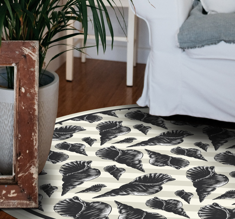 乙烯基花草地毯 植物叶子图案 - TenStickers