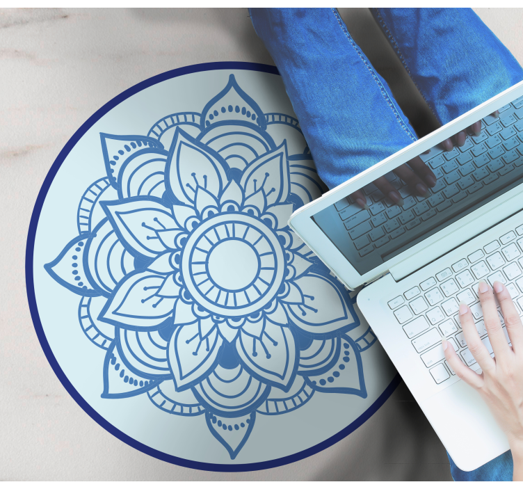 乙烯基地毯精美花卉图案 - TenStickers