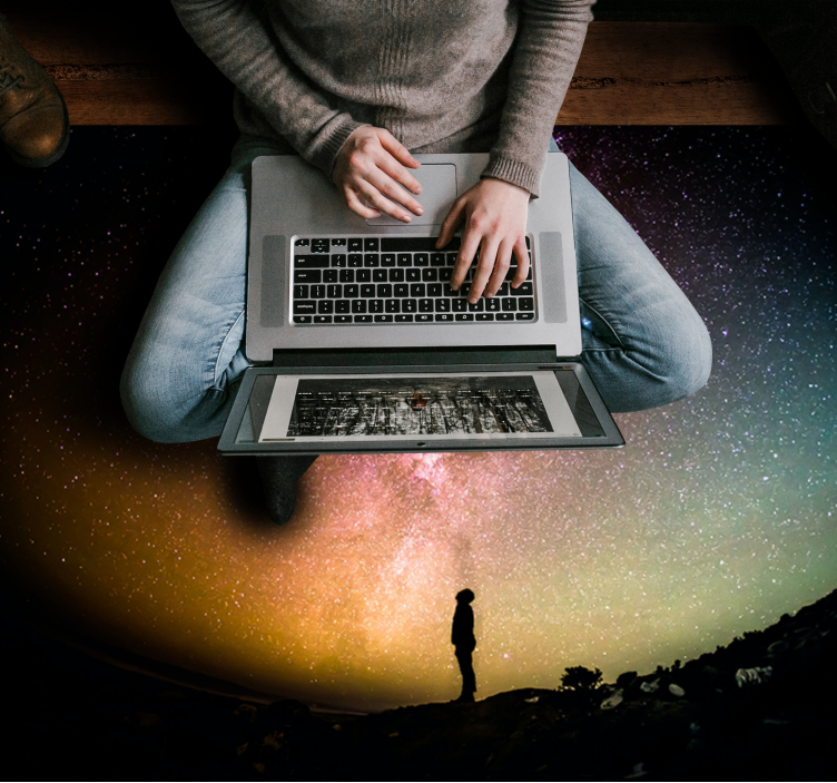 乙烯基地毯特性展现天际风景 - TenStickers