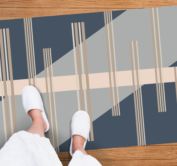 乙烯基地毯条纹 条纹美学 - TenStickers