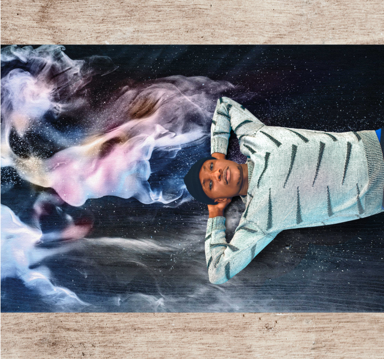 乙烯基地毯宇宙烟雾旋涡 - TenStickers