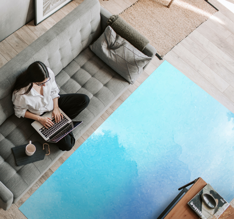 乙烯基地毯质地 浅绿色渐变色 - TenStickers