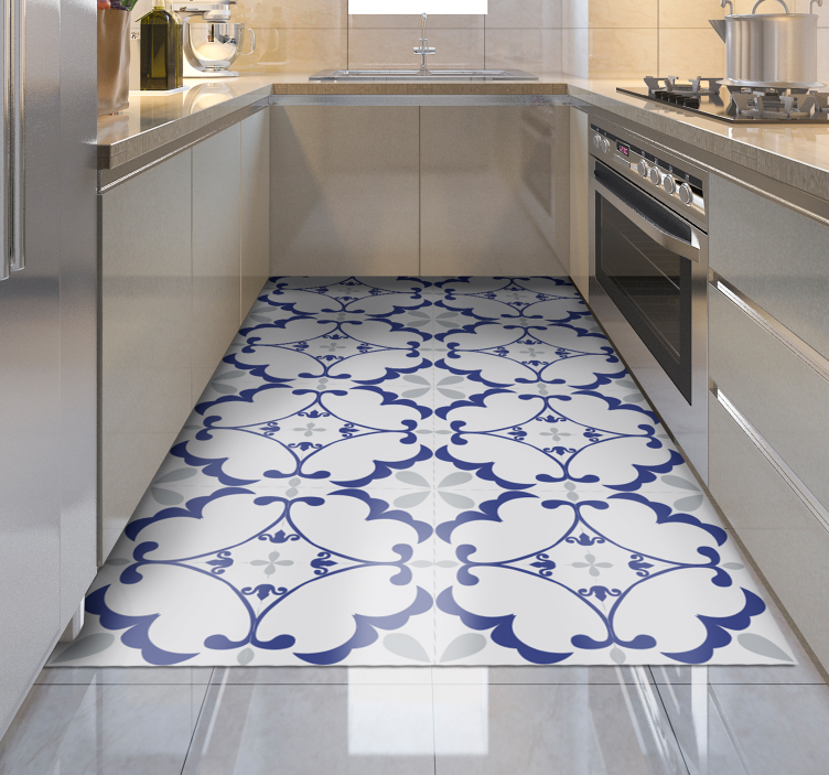 乙烯基地毯 华丽的对称图案 - TenStickers