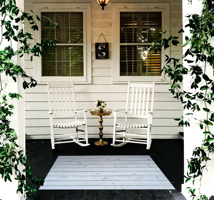 乙烯基地毯木纹 质朴的木质 - TenStickers