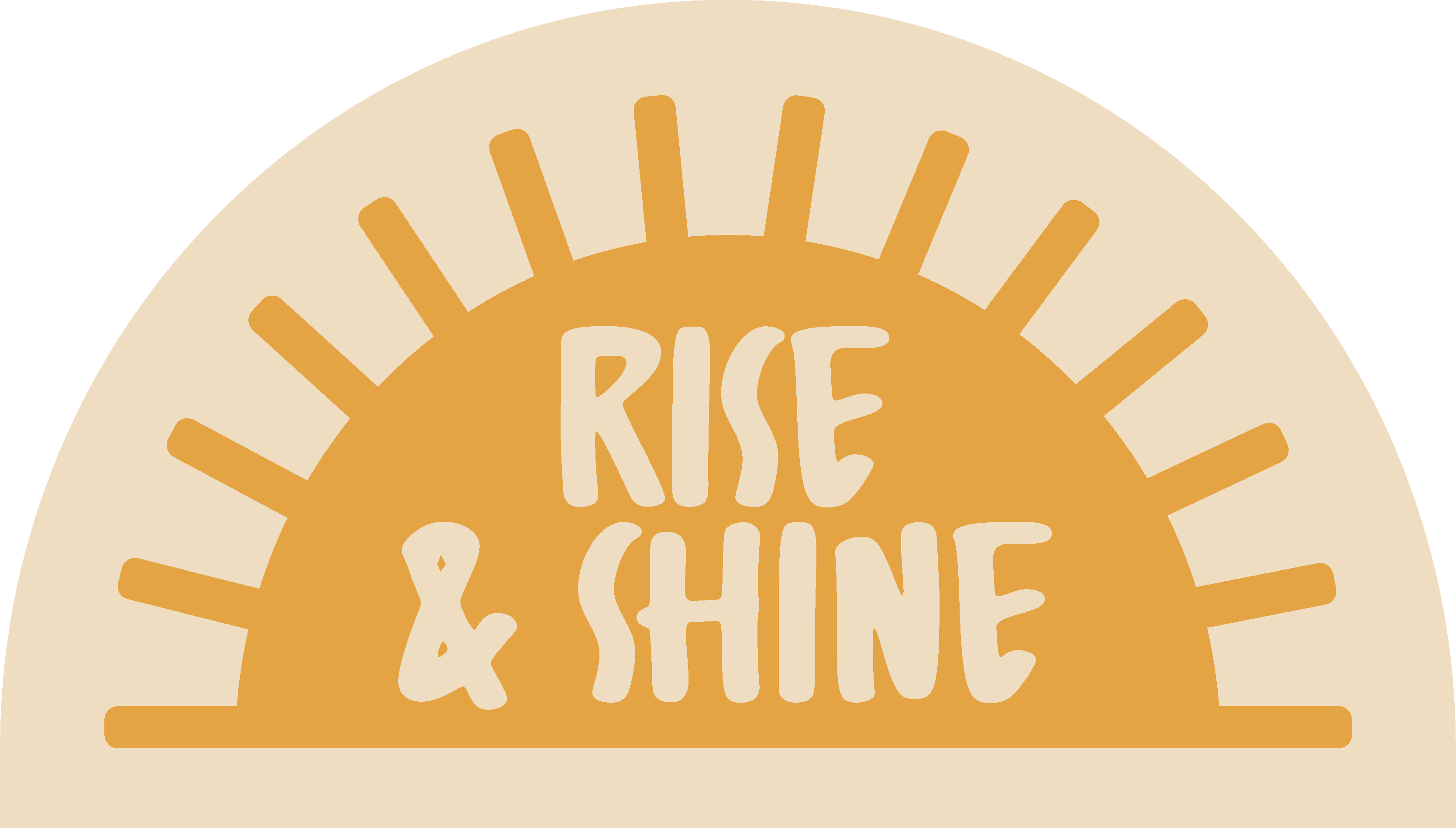 乙烯基地毯浴室 rise and shine文本 - TenStickers