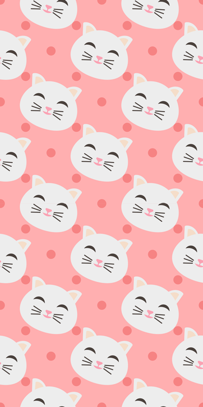 乙烯基地毯动物有趣的小猫 - TenStickers