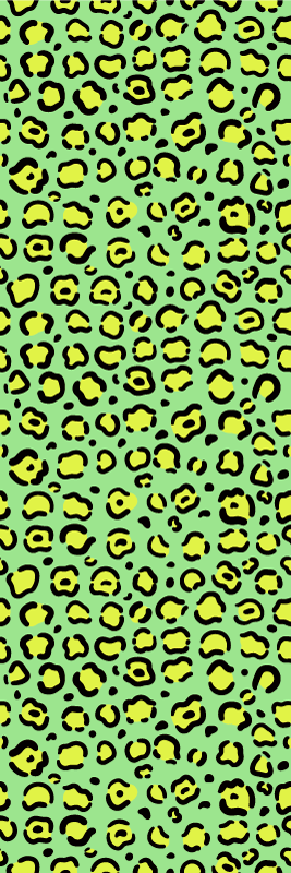 乙烯基地毯动物印花色彩斑斓的绿豆豹 - TenStickers