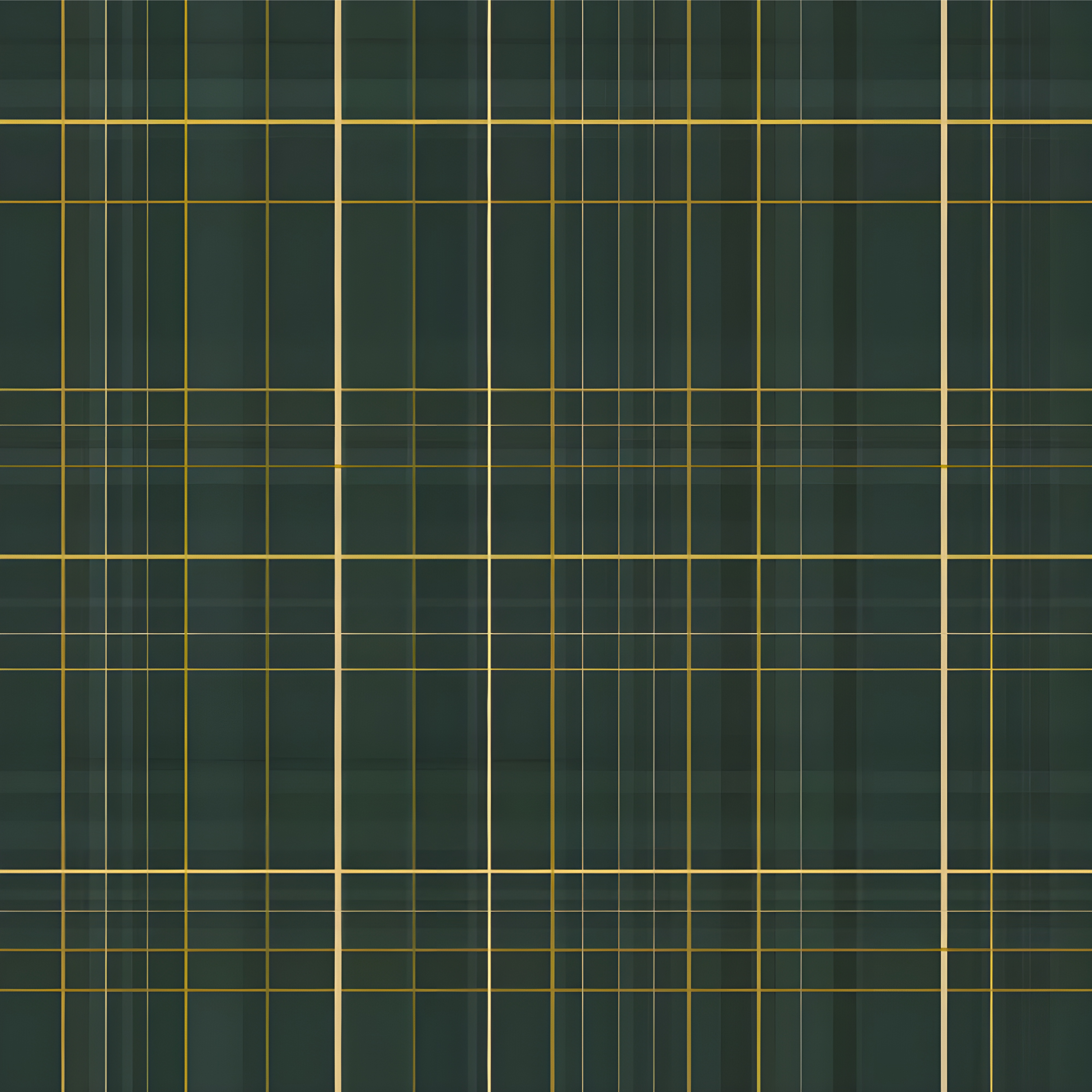 乙烯基地毯几何深绿色苏格兰图案 - TenStickers