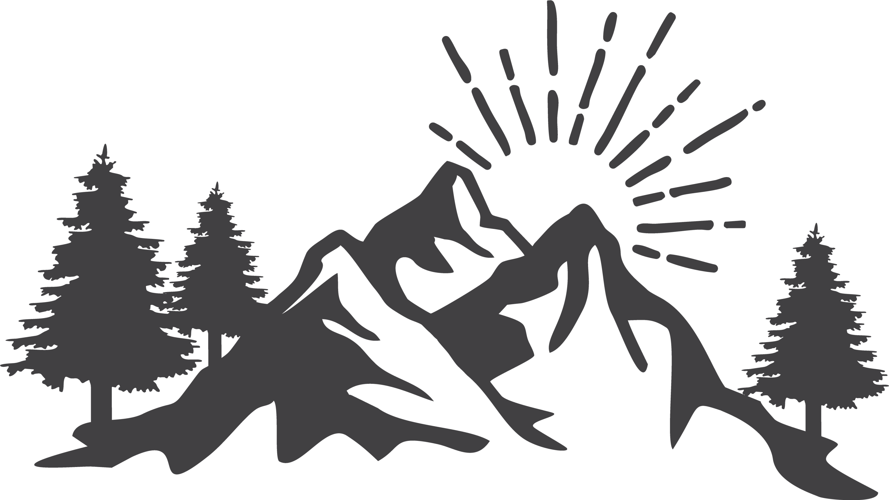 乙烯基地毯特性展现日出山影 - TenStickers