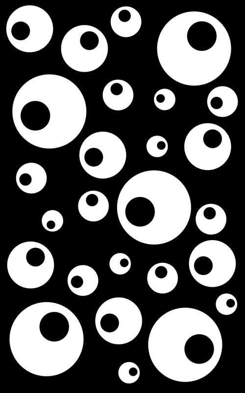 乙烯基地毯几何水珠 - TenStickers