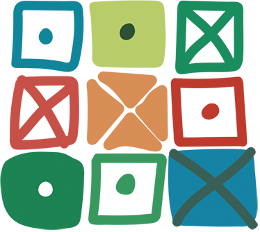 乙烯基地毯几何不同方形设计 - TenStickers