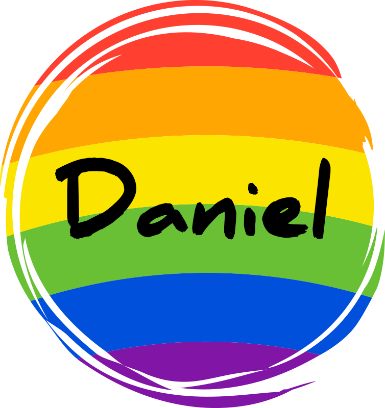 乙烯基地毯几何个性化彩虹圆圈 - TenStickers