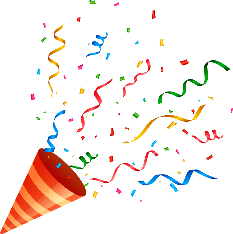 乙烯基地毯几何庆祝彩屑 - TenStickers