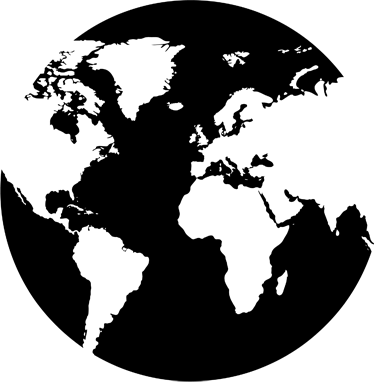 乙烯基地毯世界地图圆形装饰贴纸 - TenStickers