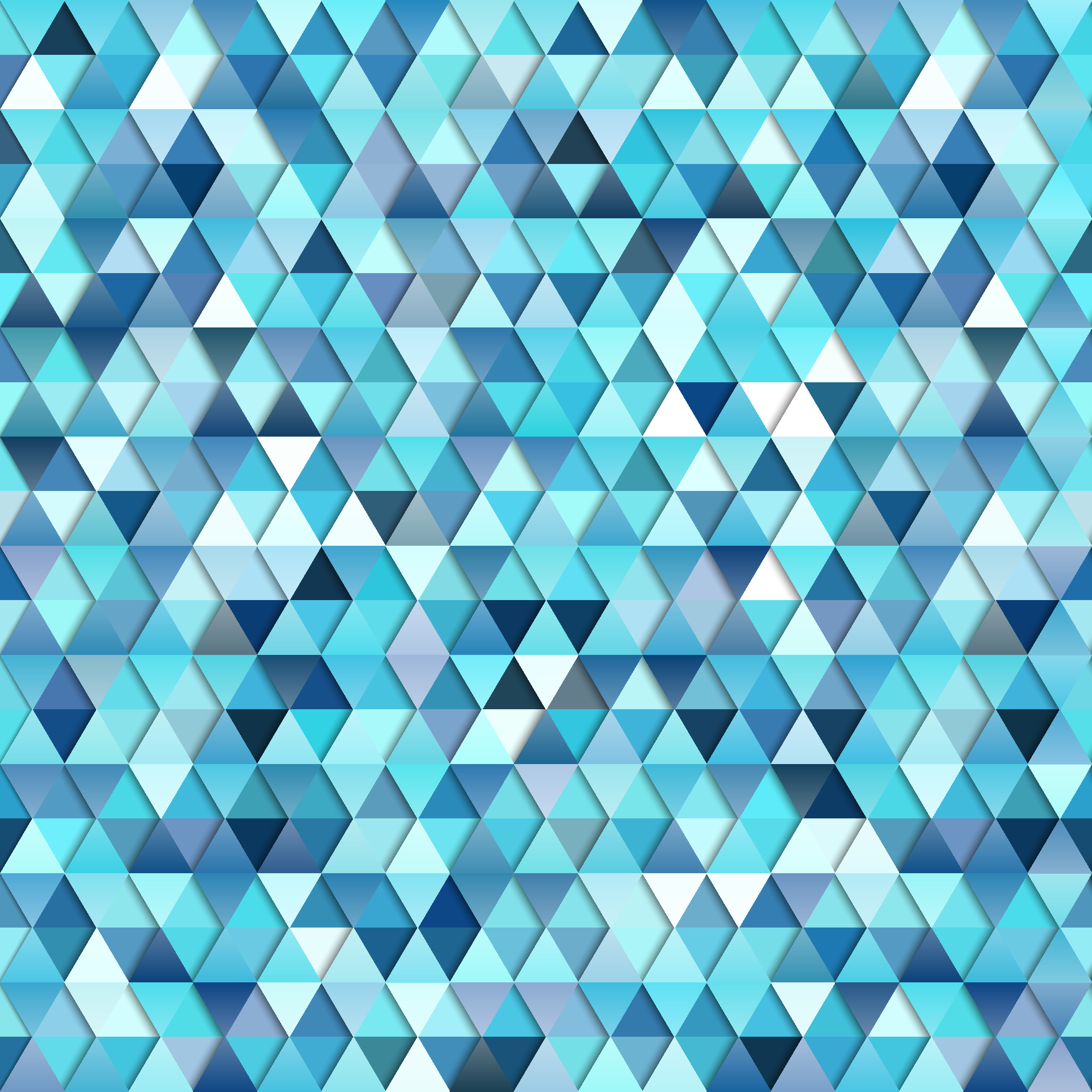 乙烯基地毯浴室几何蓝色抽象图案 - TenStickers