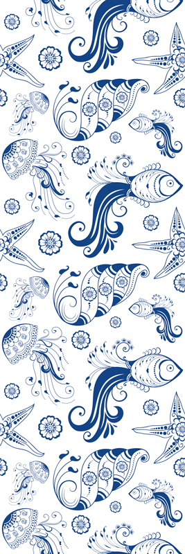 乙烯基地毯浴室装饰海洋生物淋浴 - TenStickers