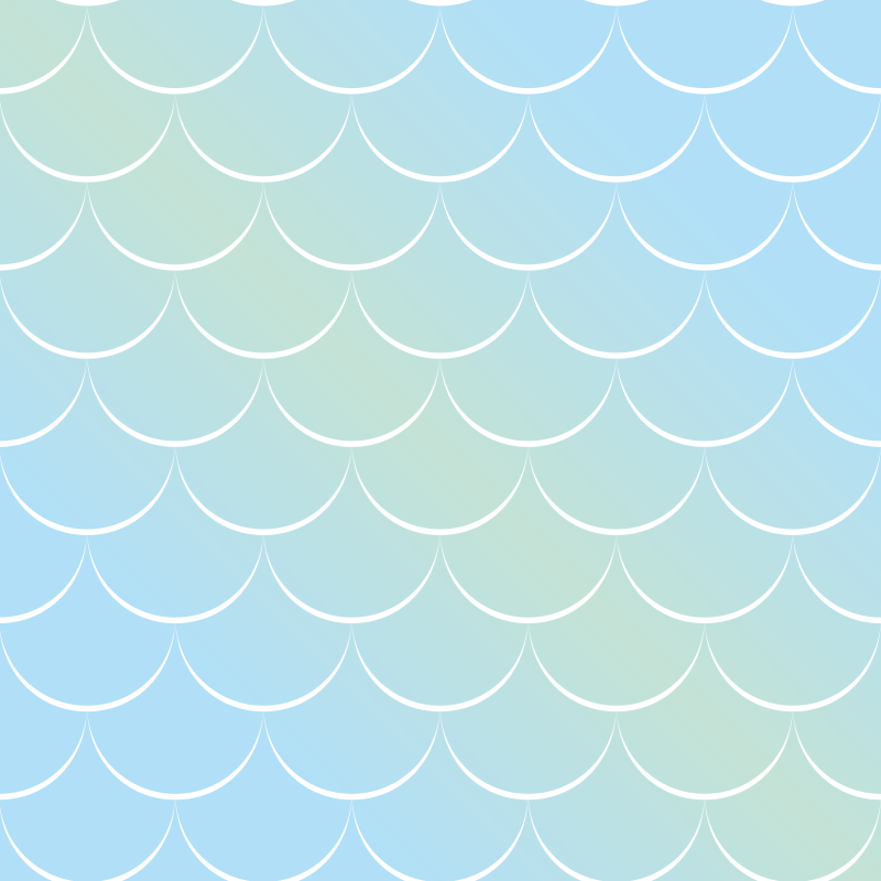 乙烯基地毯浴室粉色渐变鳞片图案 - TenStickers