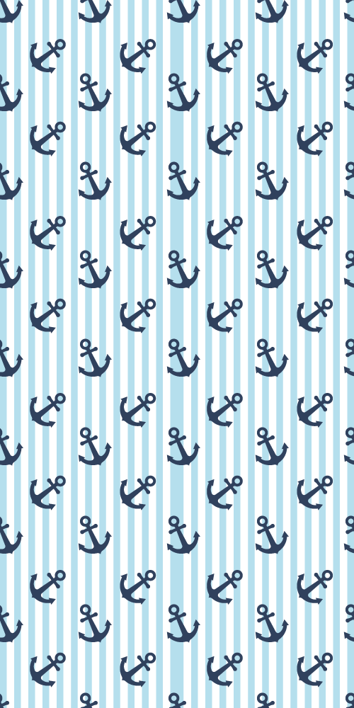 乙烯基地毯浴室海军蓝竖条纹图案 - TenStickers