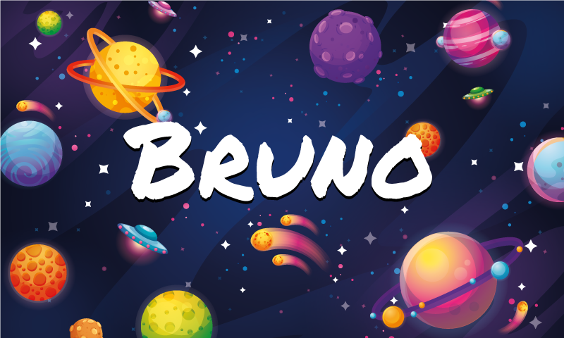 乙烯基地毯 可定制的太空主题设计 - TenStickers