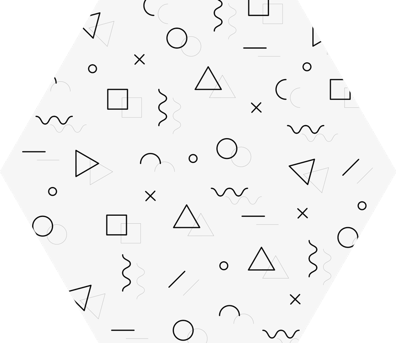 乙烯基地毯几何 抽象几何 - TenStickers