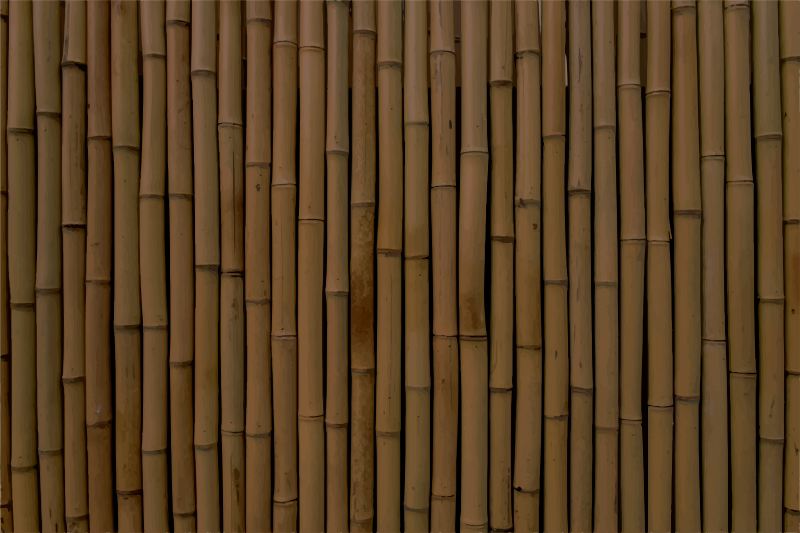 乙烯基地毯质地 竹板条图案 - TenStickers