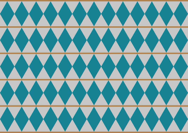 乙烯基地毯 几何瓷砖的灵感 - TenStickers