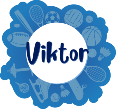 乙烯基地毯名称 个性化运动徽章 - TenStickers