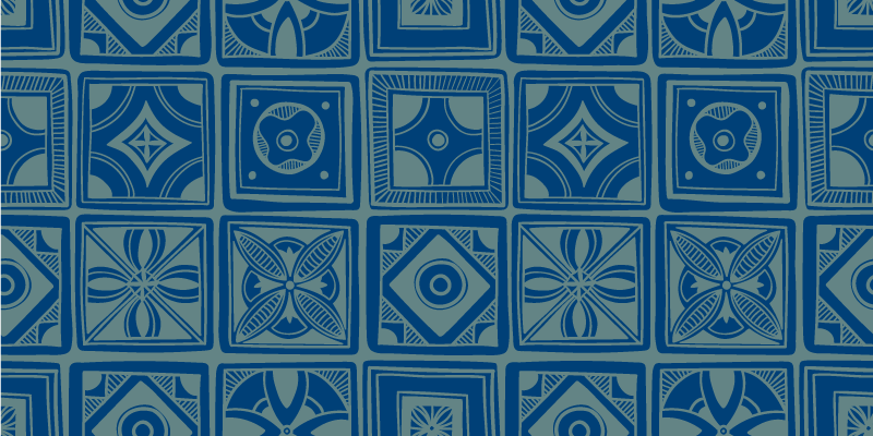 乙烯基地毯 装饰几何 - TenStickers