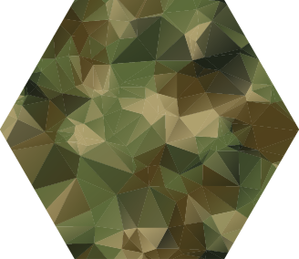 乙烯基地毯几何 几何图案六边形 - TenStickers