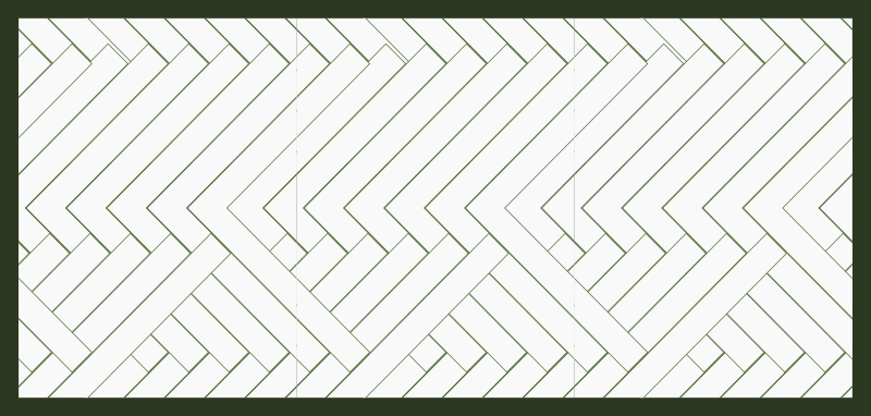 乙烯基厨房地毯 人字形厨房地毯 - TenStickers