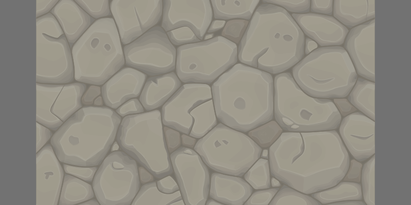 乙烯基地毯  石头效果 鹅卵石小路 - TenStickers