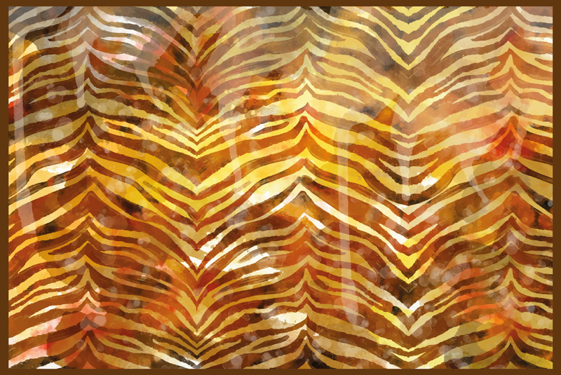 乙烯基地毯动物印花 野生动物园氛围 - TenStickers