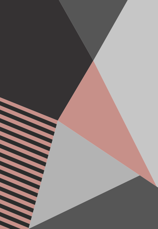 乙烯基地毯三角几何图案 - TenStickers