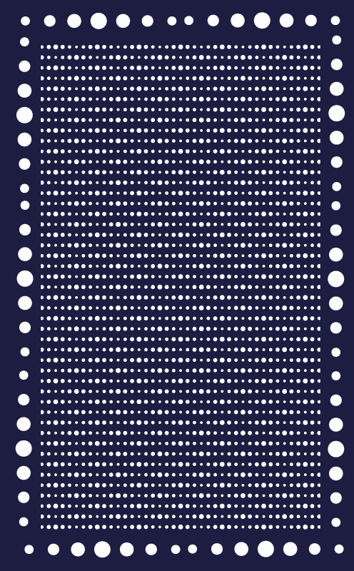 乙烯基地毯条纹 波尔卡圆点优雅 - TenStickers