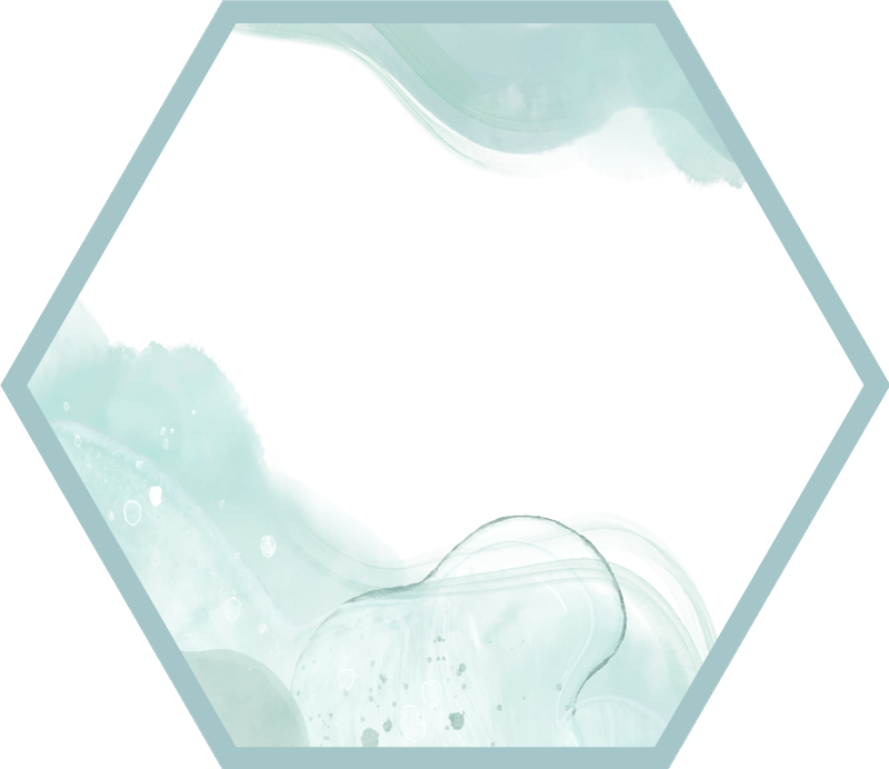 极简主义柔和水蓝涡旋 - TenStickers