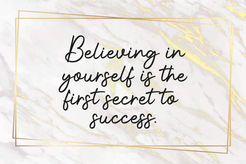 相信自己的个性化垫子 - TenStickers