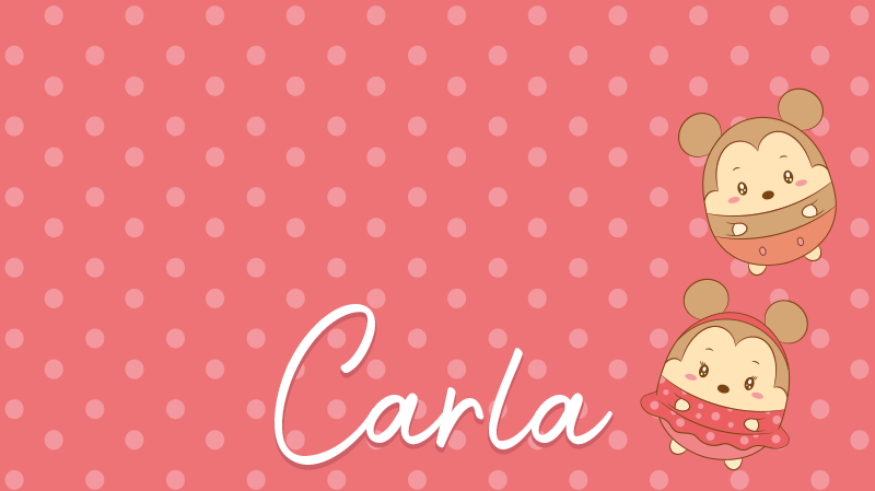 乙烯基地毯可爱的小老鼠名字 - TenStickers